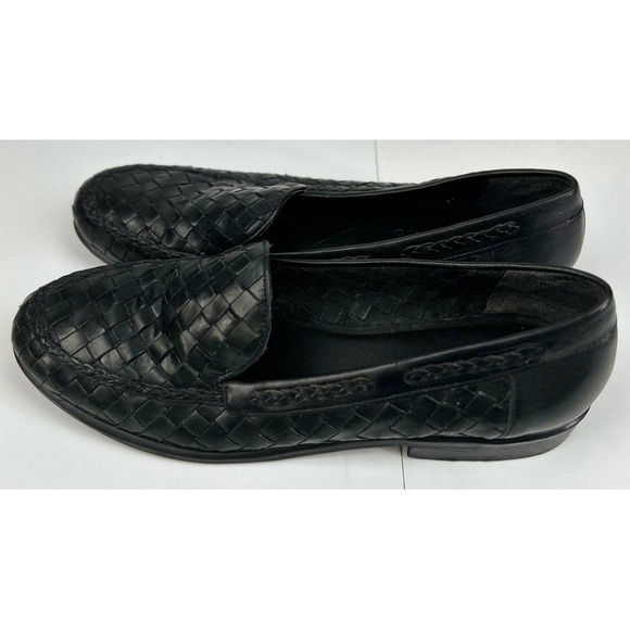 Bandolino Vintage Woven Black Loafers, size 7.5 - Picture 3 of 7